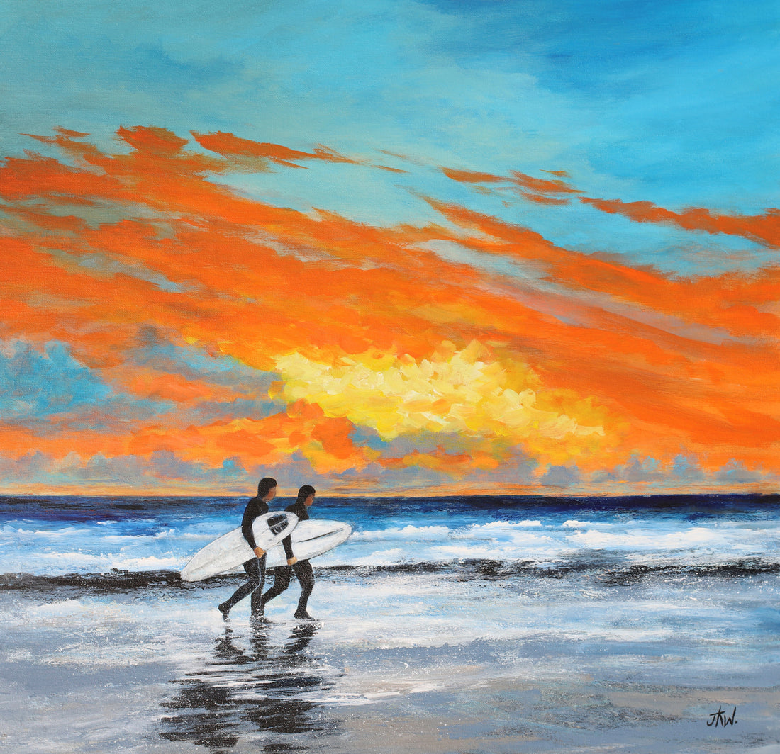 Two Boards, One sky | Canvas Print