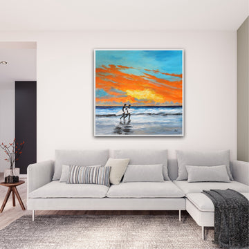 Two Boards, One sky | Canvas Print