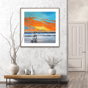 Two Boards, One sky | Paper Print