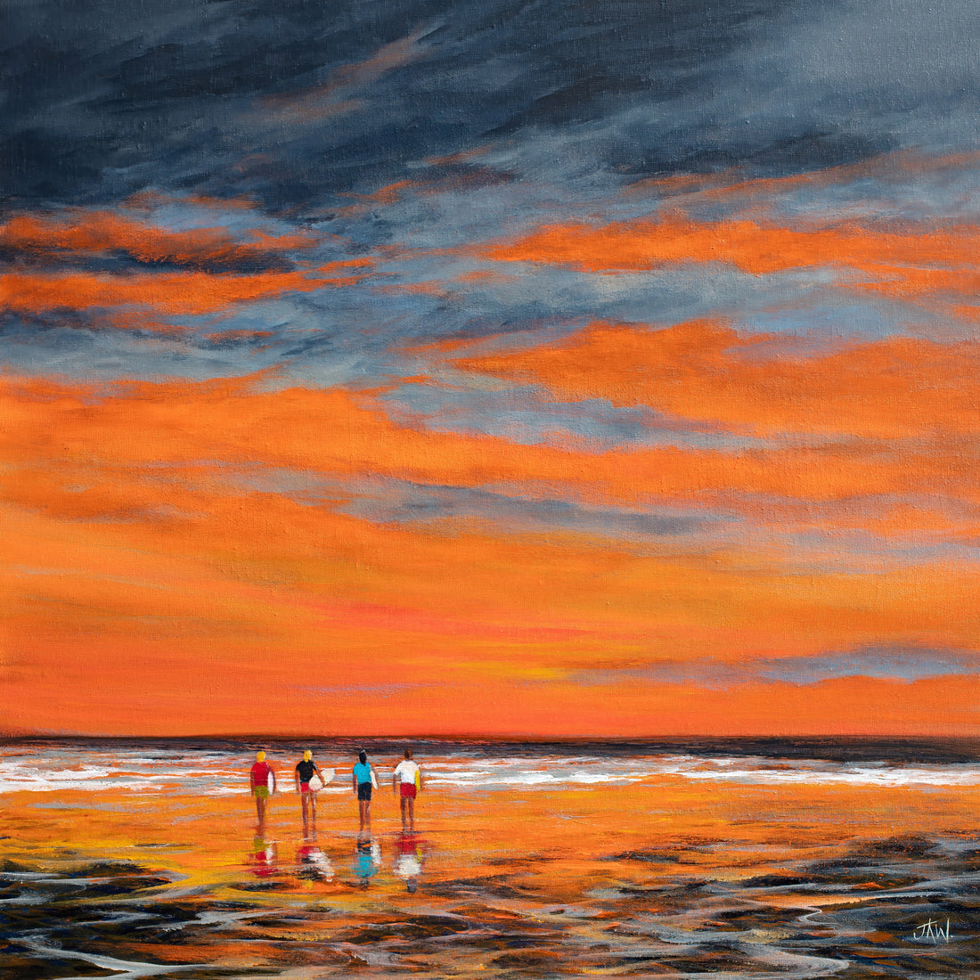 Shoreline conversation | Canvas Print