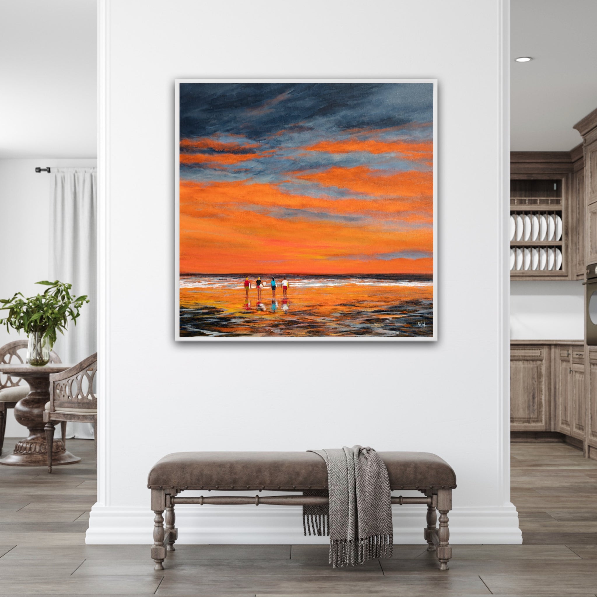 Shoreline conversation | Canvas Print