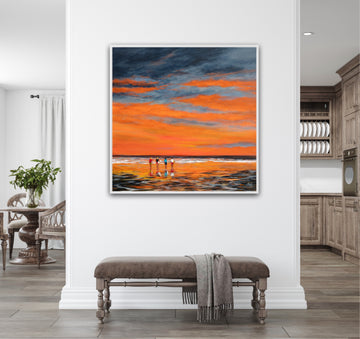 Shoreline conversation | Canvas Print