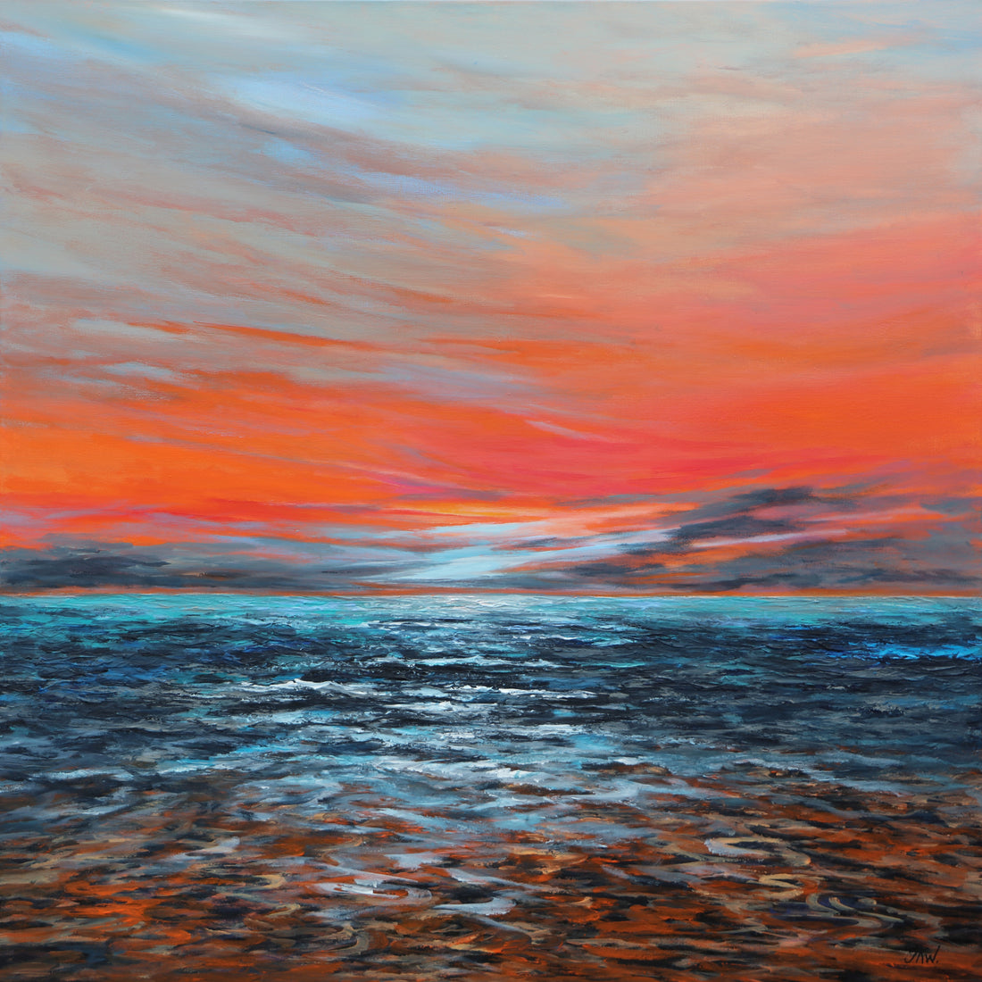 Flame Horizon | Paper Print