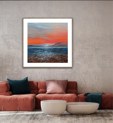 Flame Horizon | Paper Print