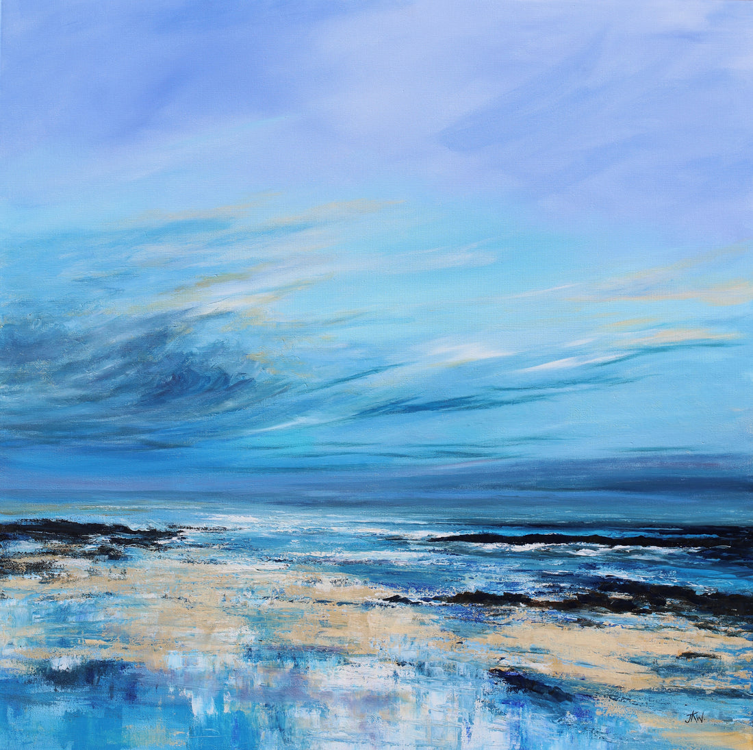 Reflections at Low Tide | Canvas Print