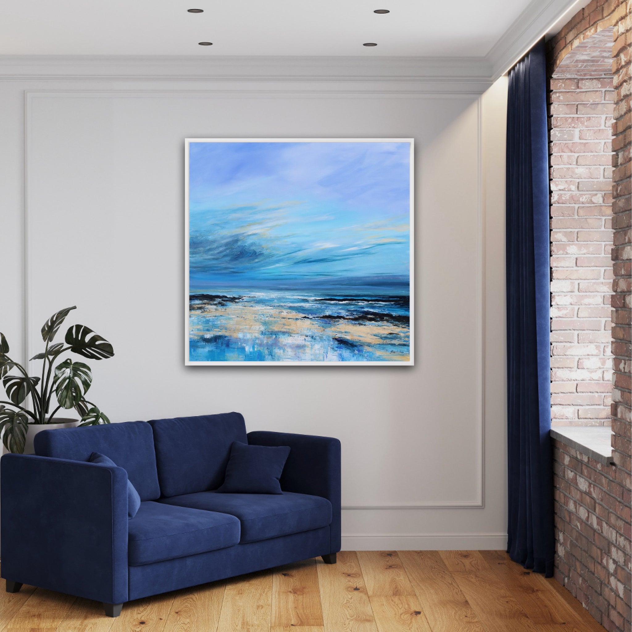 Reflections at Low Tide | Canvas Print