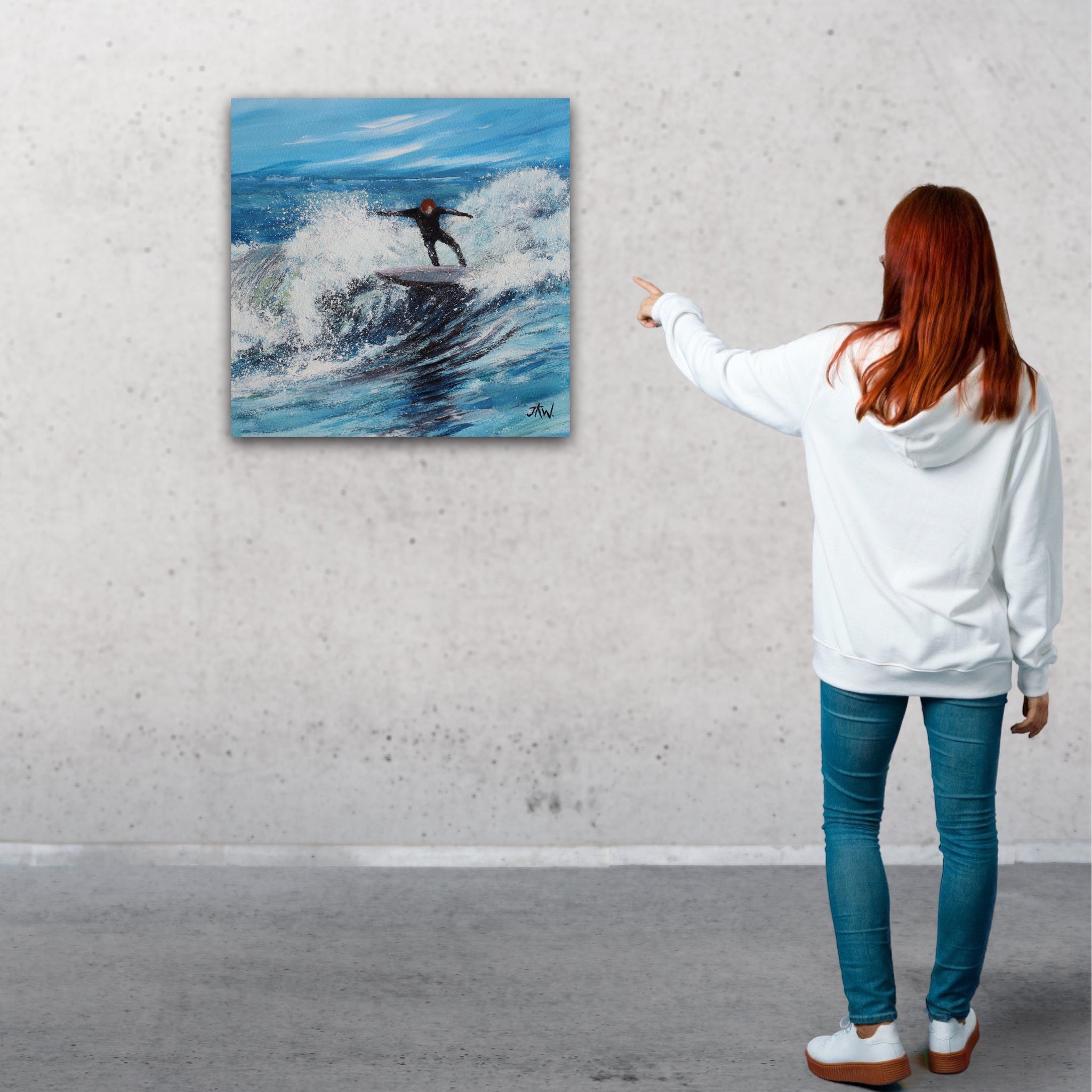 Riding the Wave | Canvas Print