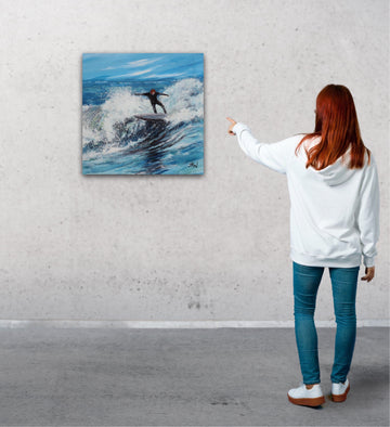 Riding the Wave | Canvas Print