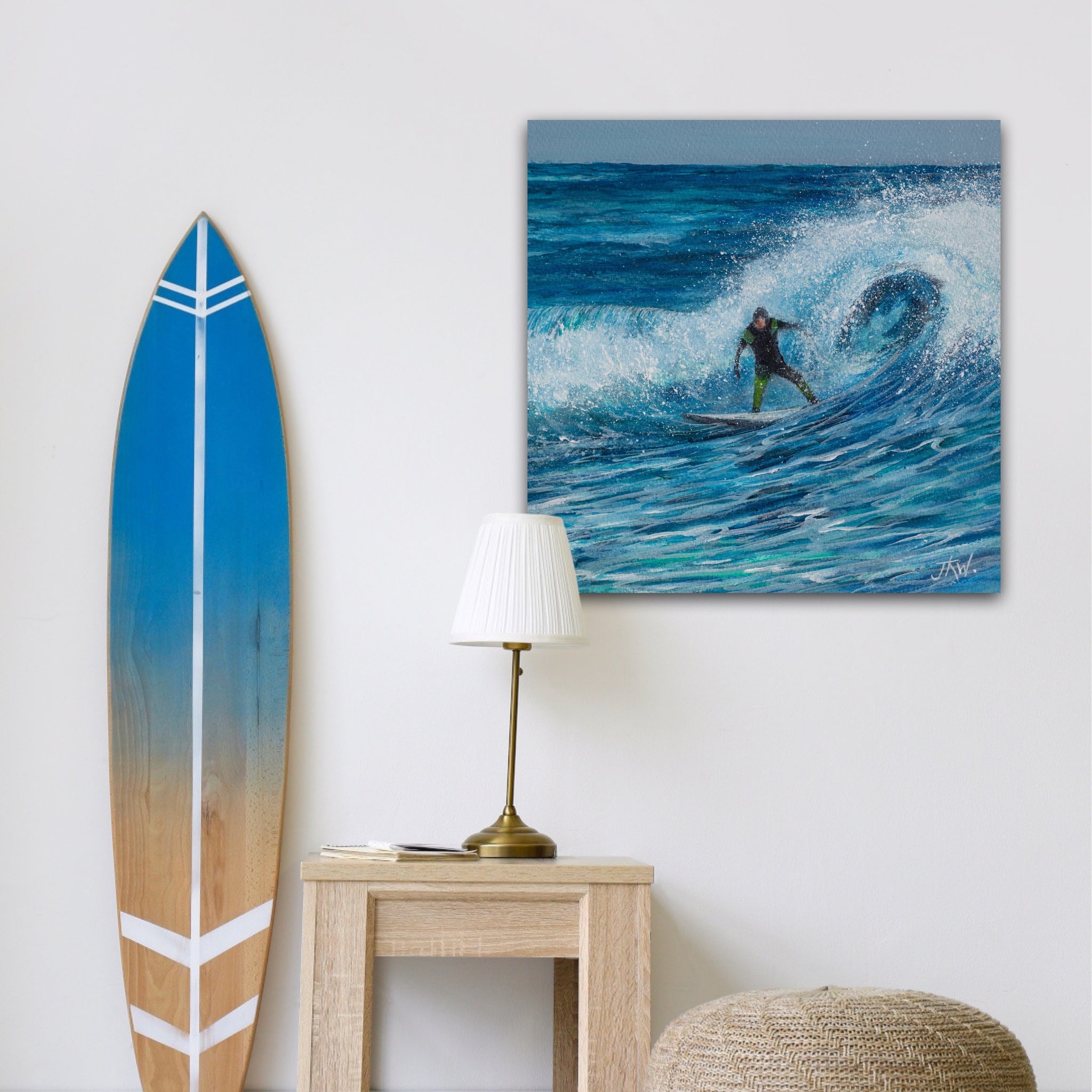 On Waves Edge | Canvas Print
