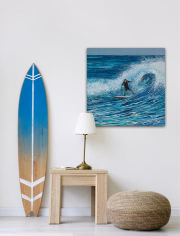 On Waves Edge | Canvas Print
