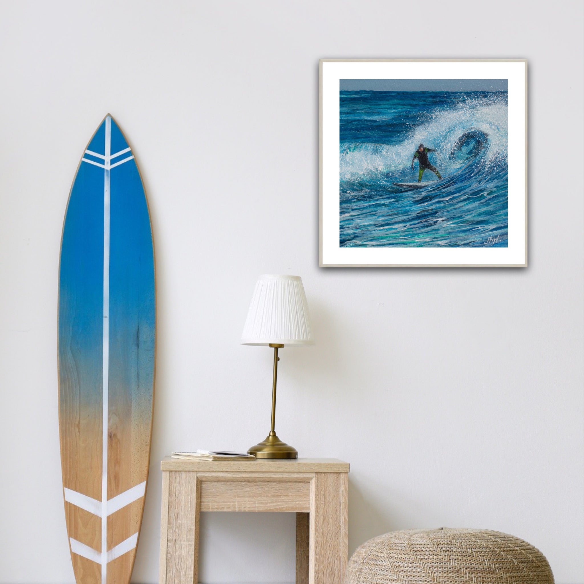 On Waves Edge | Paper Print