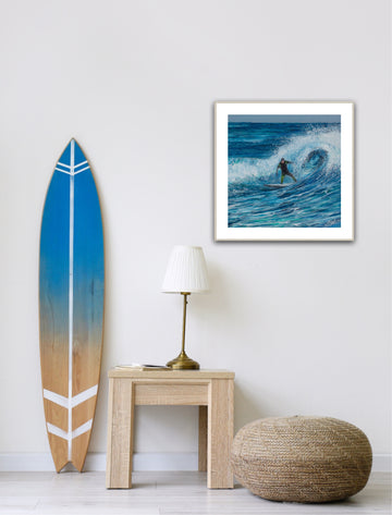 On Waves Edge | Paper Print