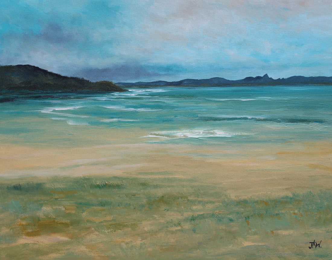 Tranquil Wategos Beach | Canvas Print