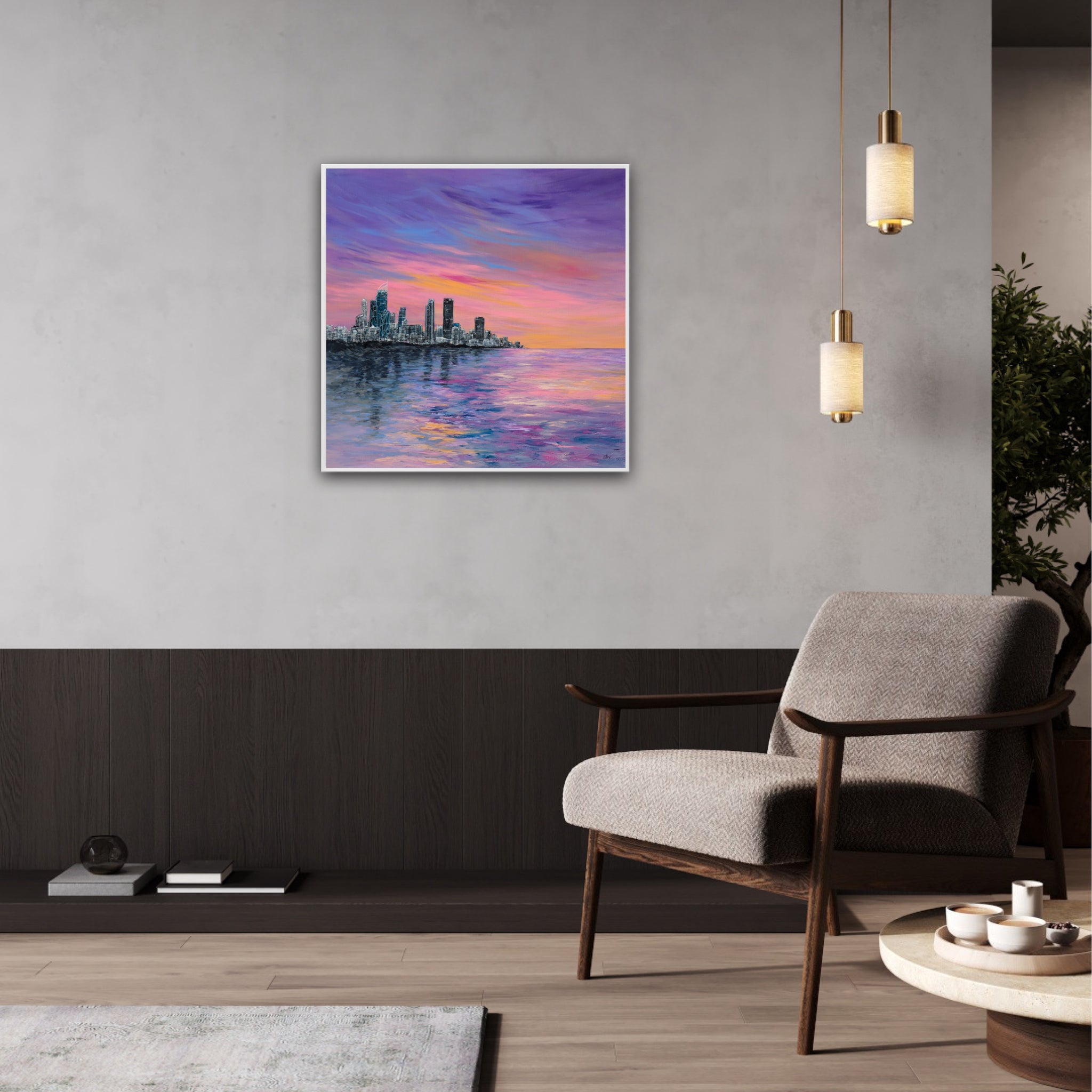 Sunset Surfers Paradise | Canvas Print