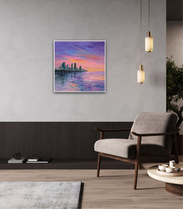 Sunset Surfers Paradise | Canvas Print