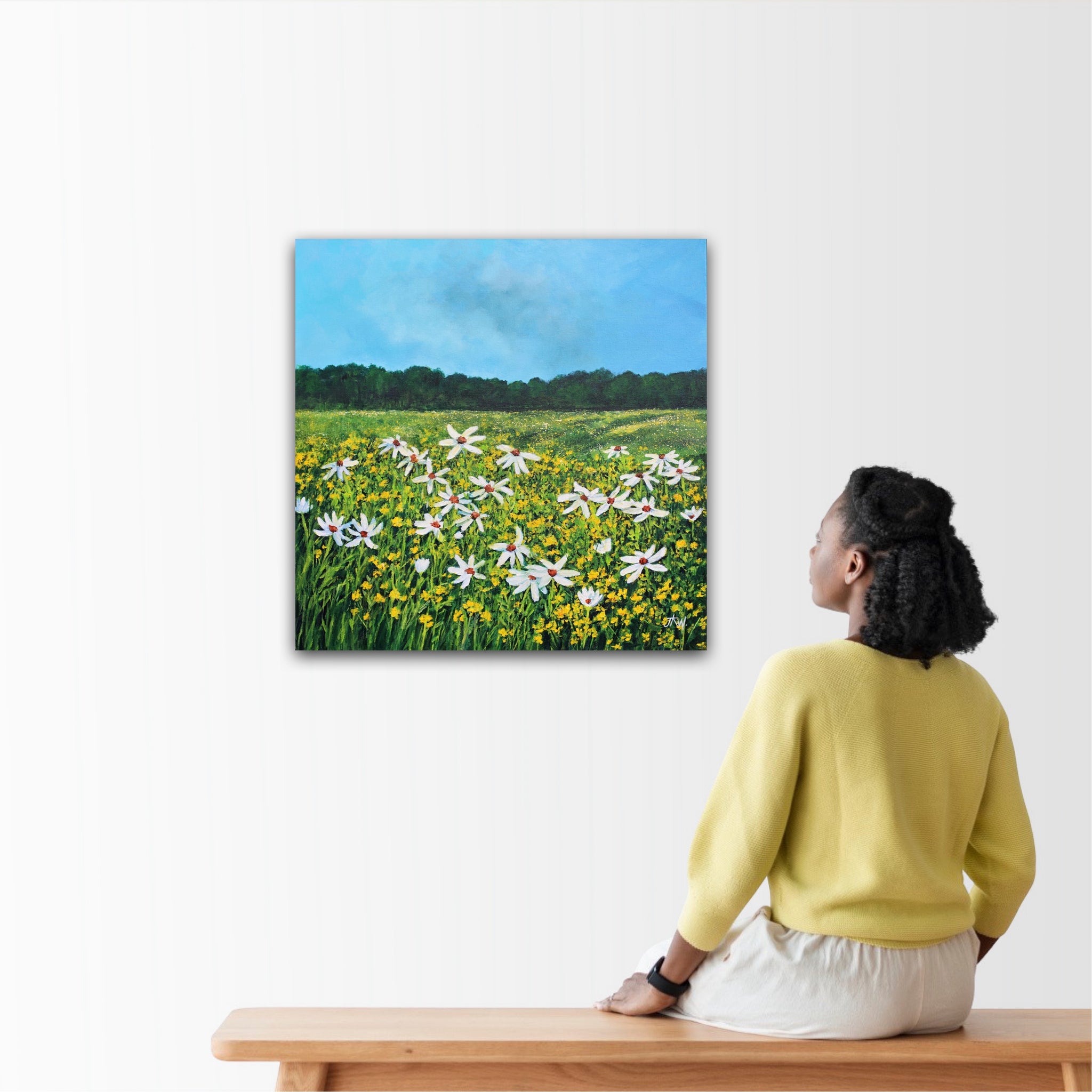 Dancing Daisies | Canvas Print