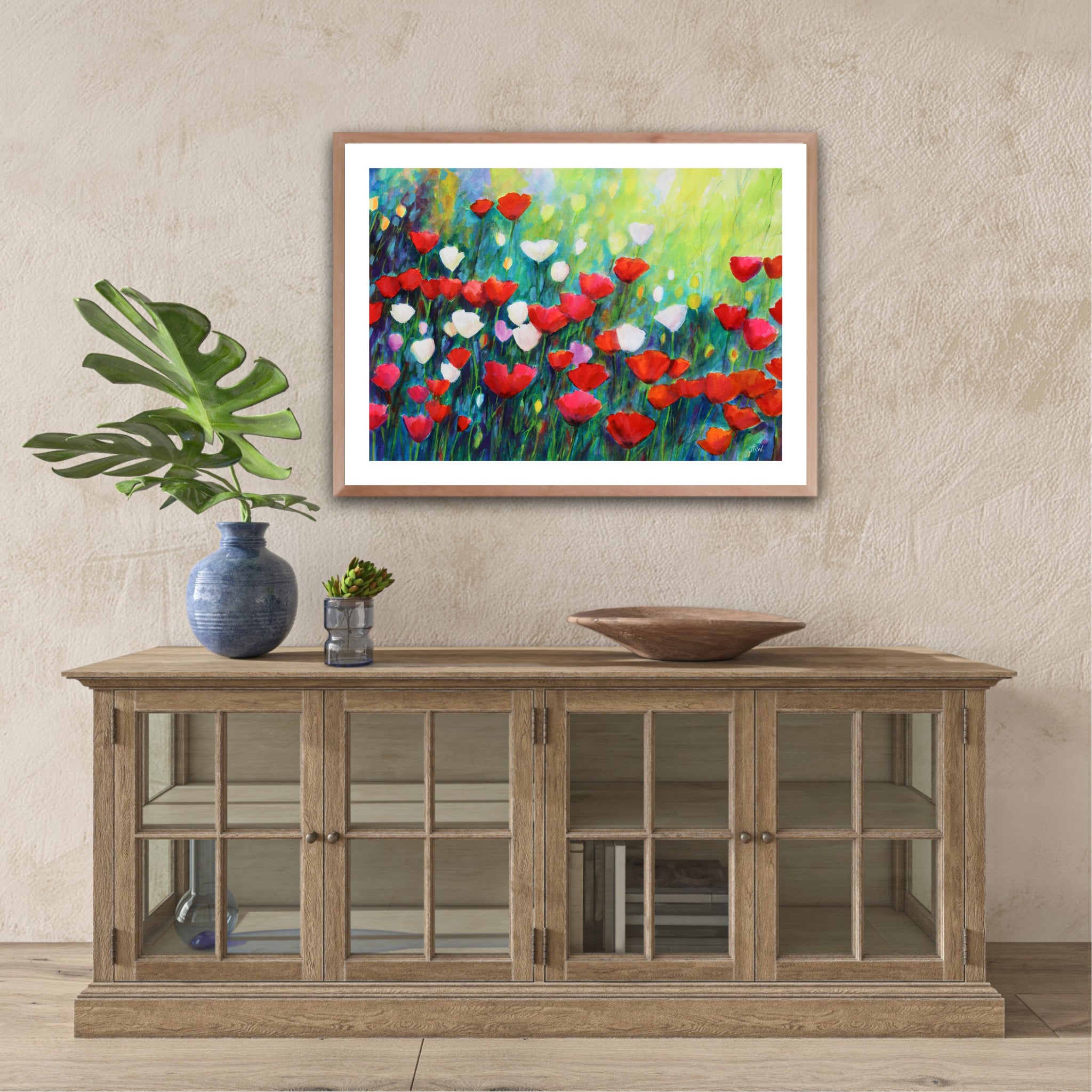 Love, Light & Poppies | Paper Print