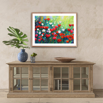 Love, Light & Poppies | Paper Print