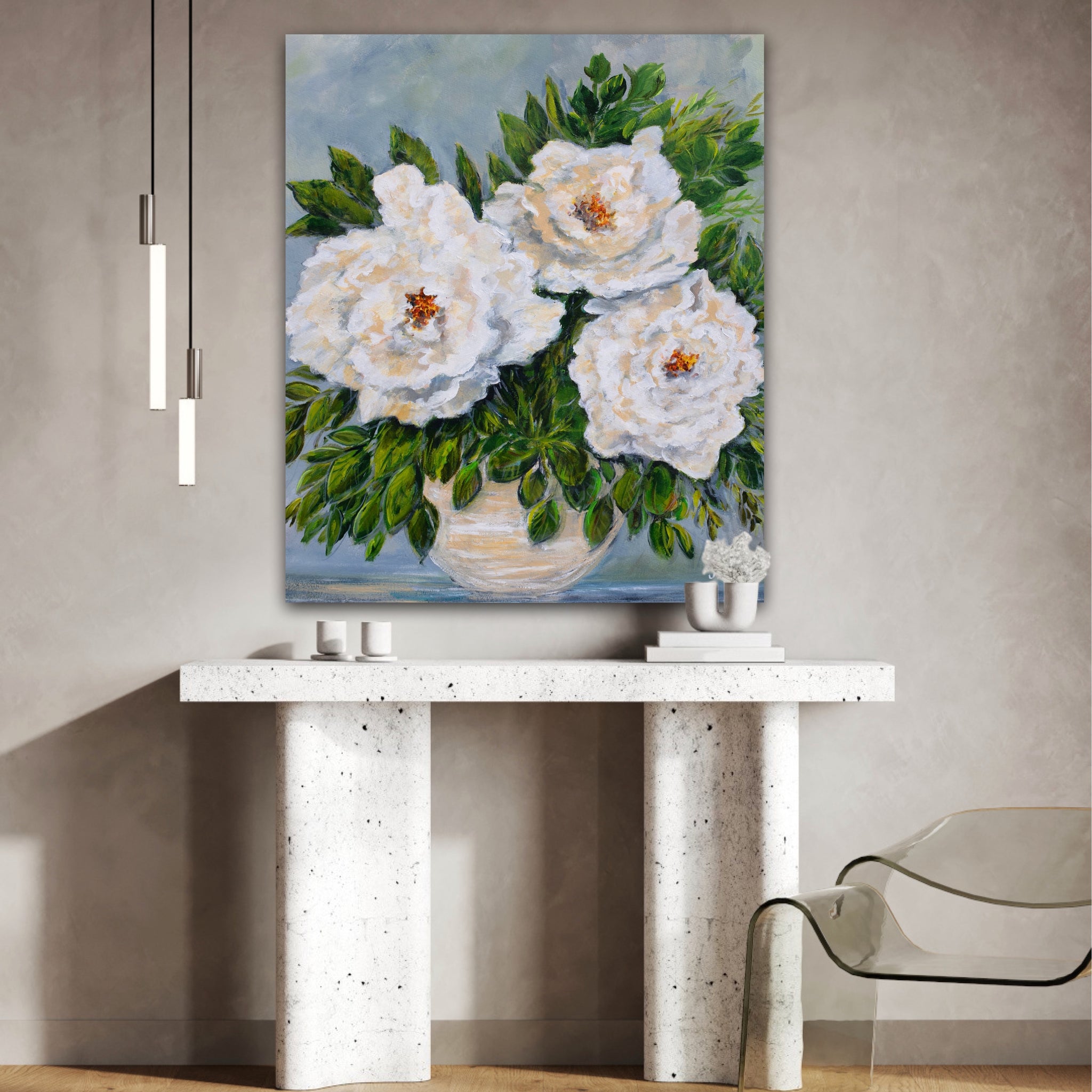 Whispers in Ivory | Canvas Print