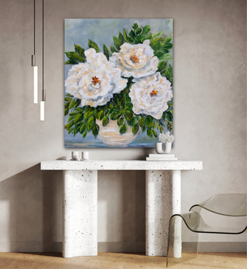 Whispers in Ivory | Canvas Print