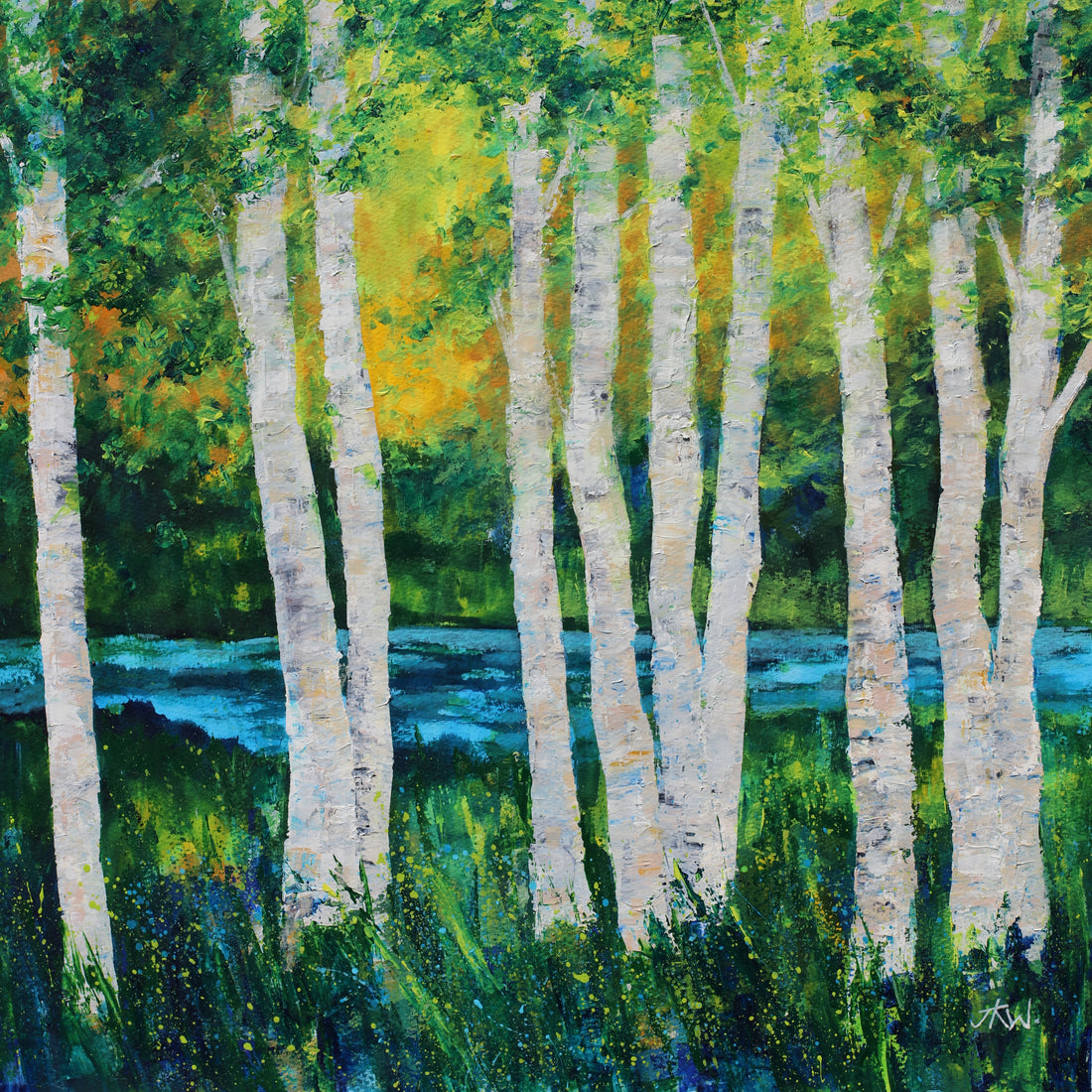 Whispers through the Birch Grove