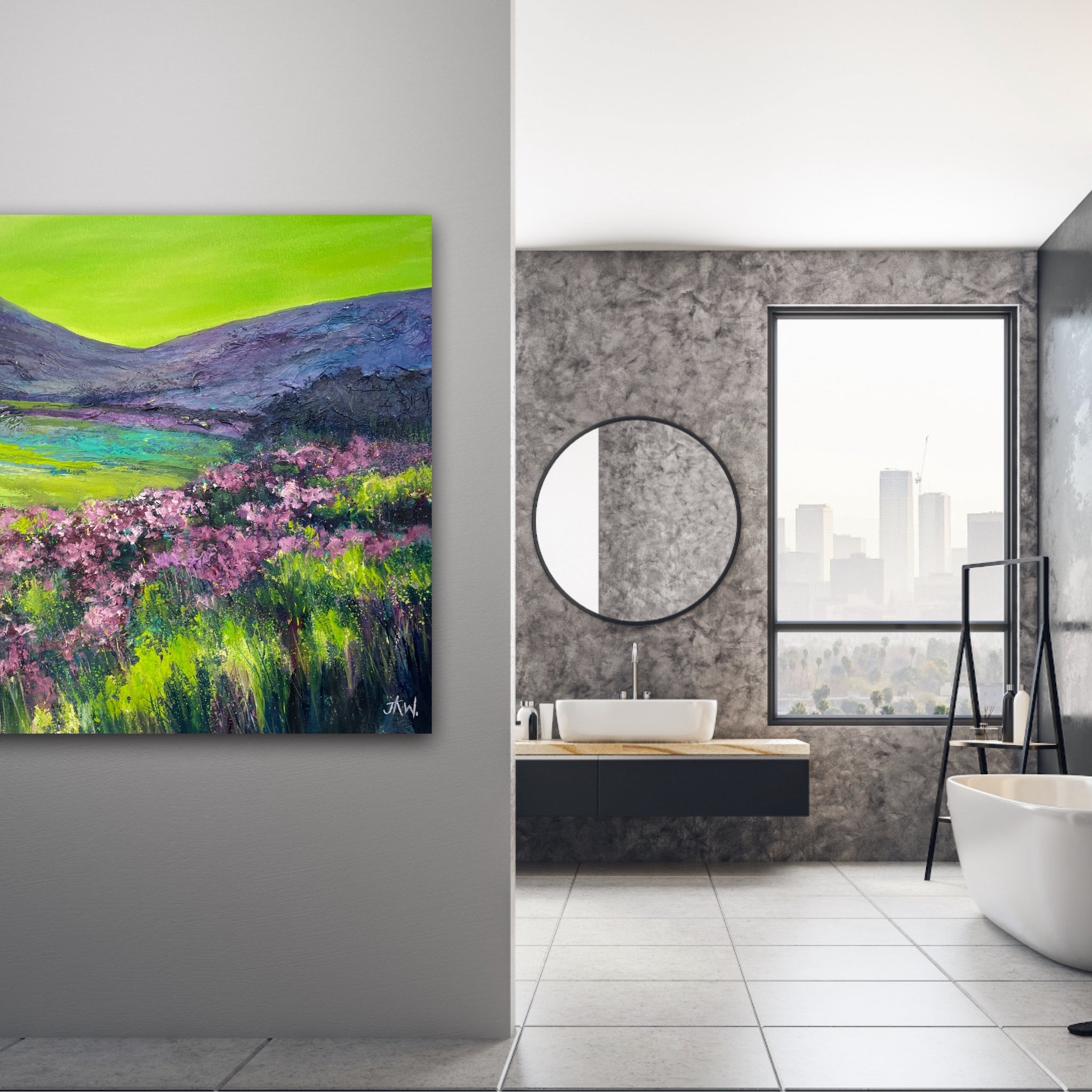 Highland heather | Canvas Print