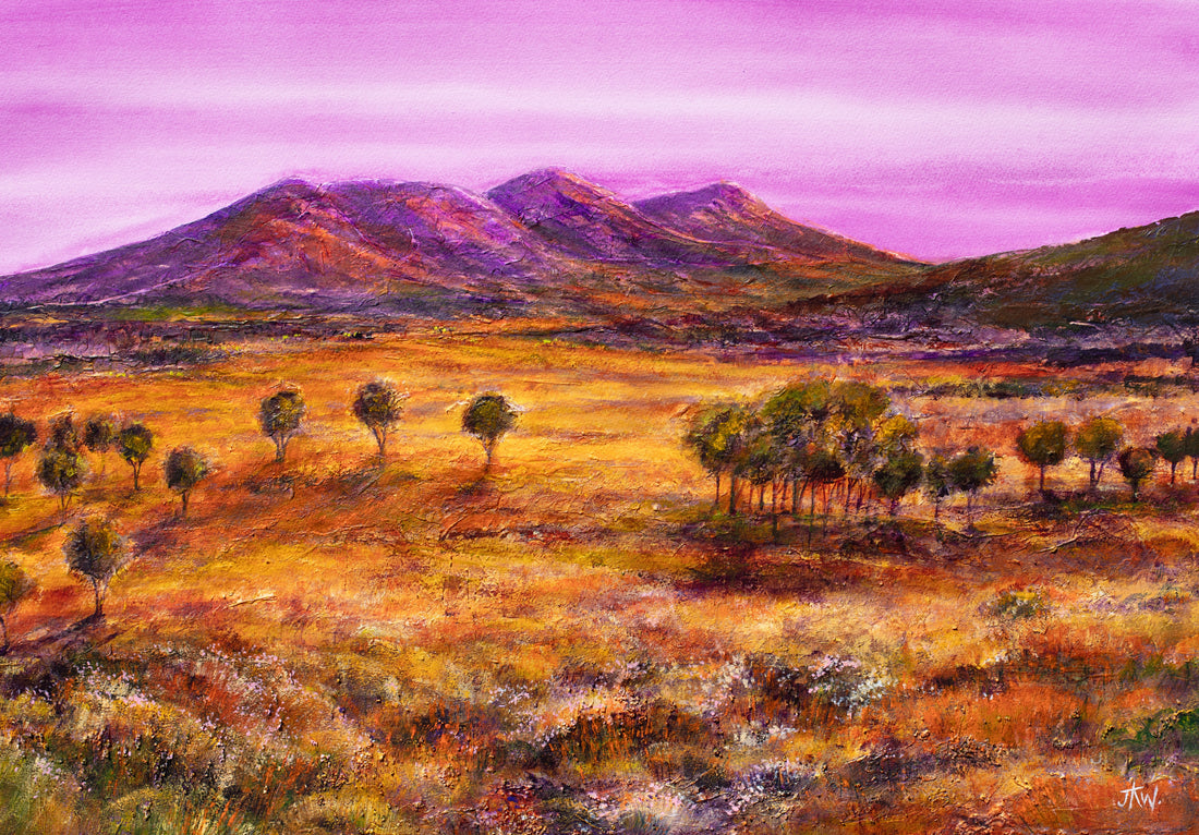 Dusk over Mount Sonder | Canvas Print