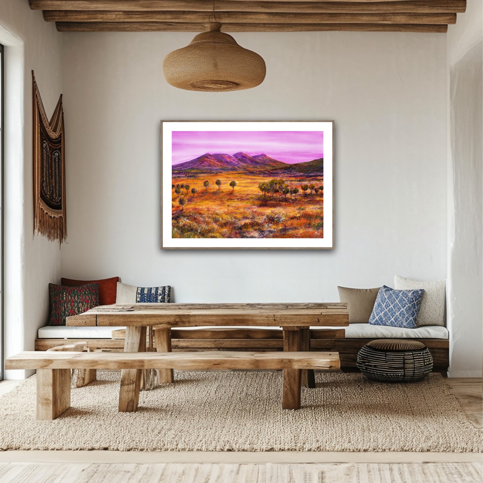 Dusk over Mount Sonder | Paper Print