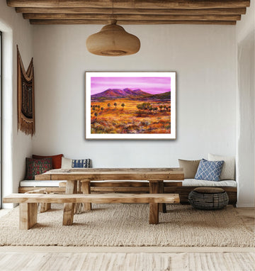 Dusk over Mount Sonder | Paper Print