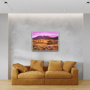 Dusk over Mount Sonder | Canvas Print