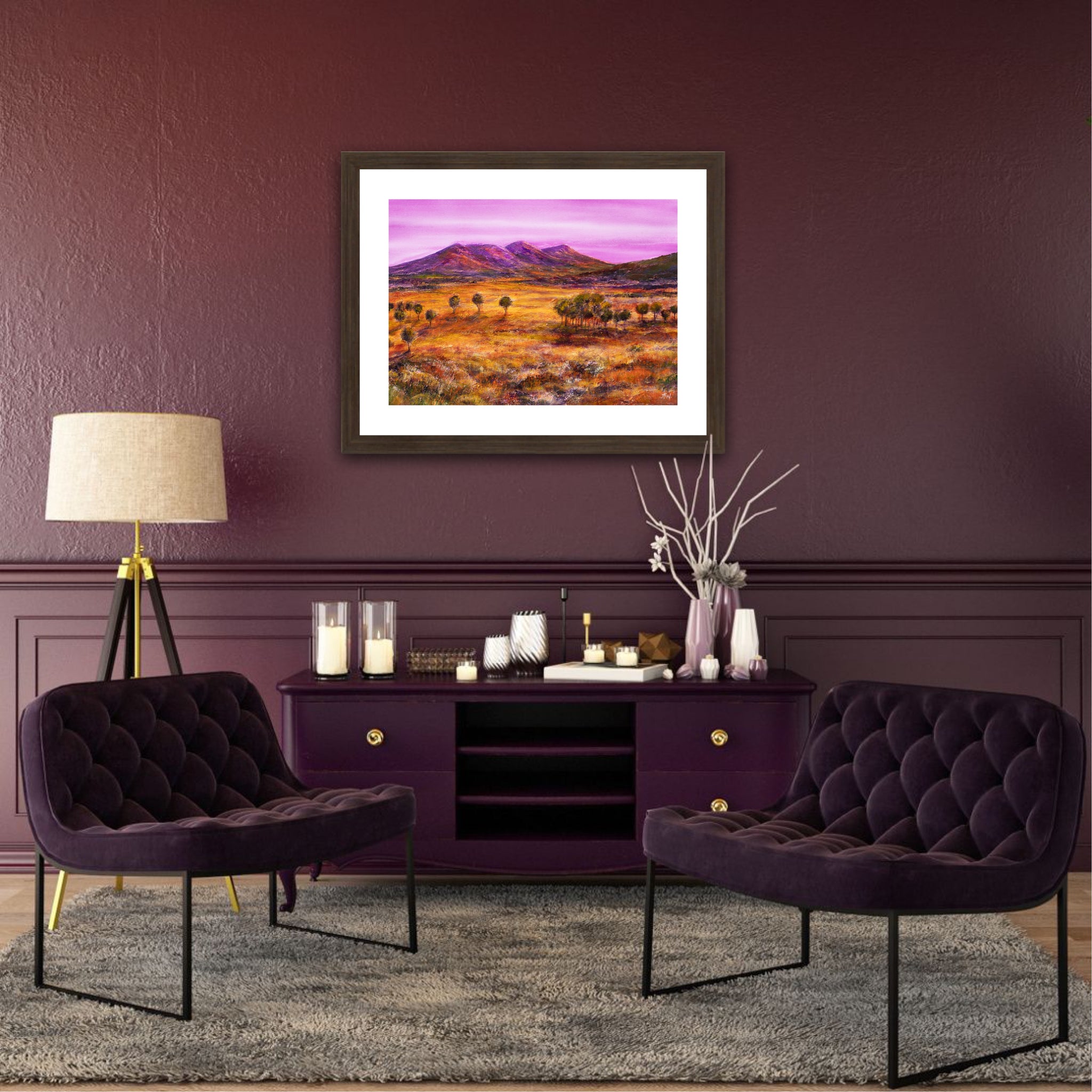 Dusk over Mount Sonder