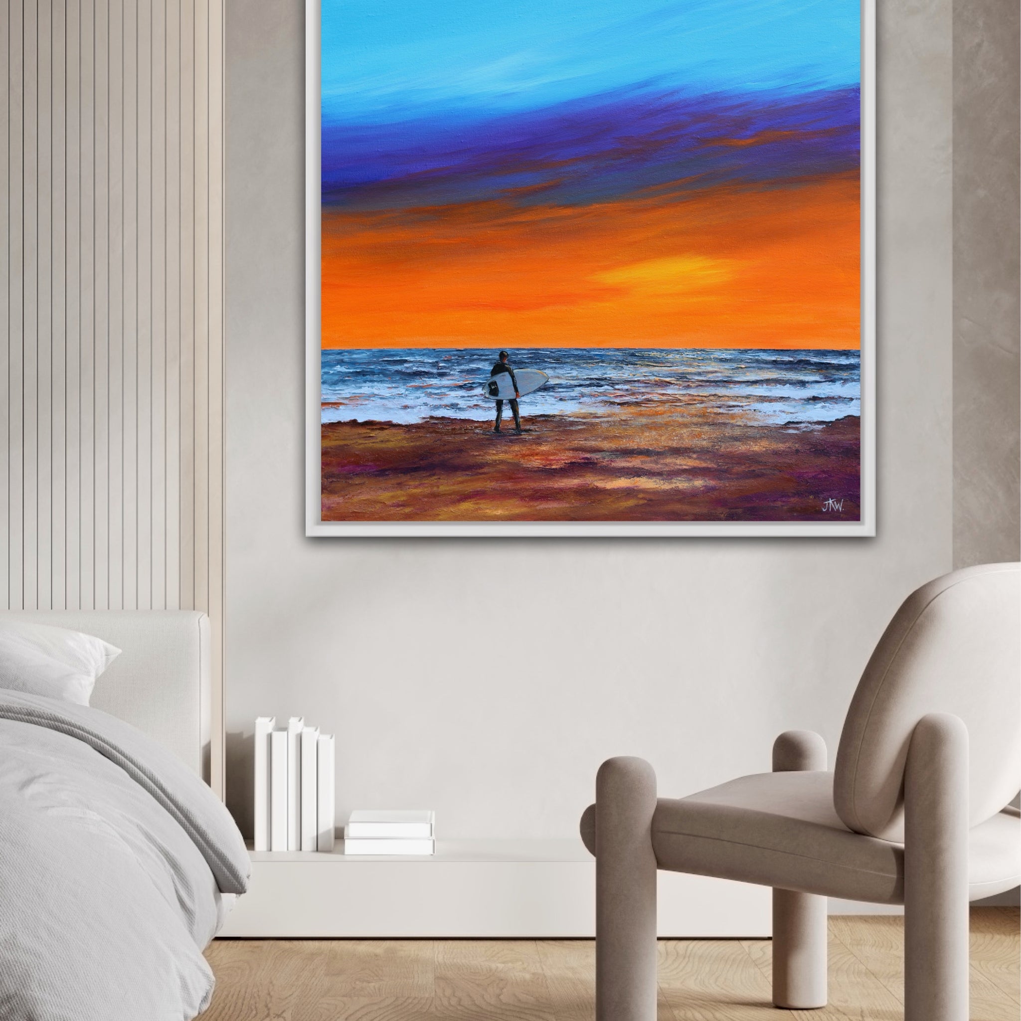 Lone Surfer | Canvas Print