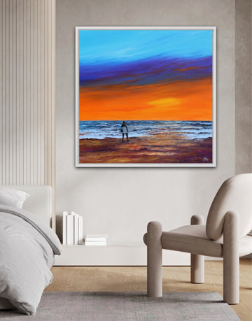 Lone Surfer | Canvas Print