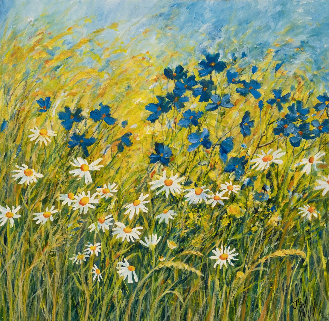 Wild Meadow Flowers | Canvas Print