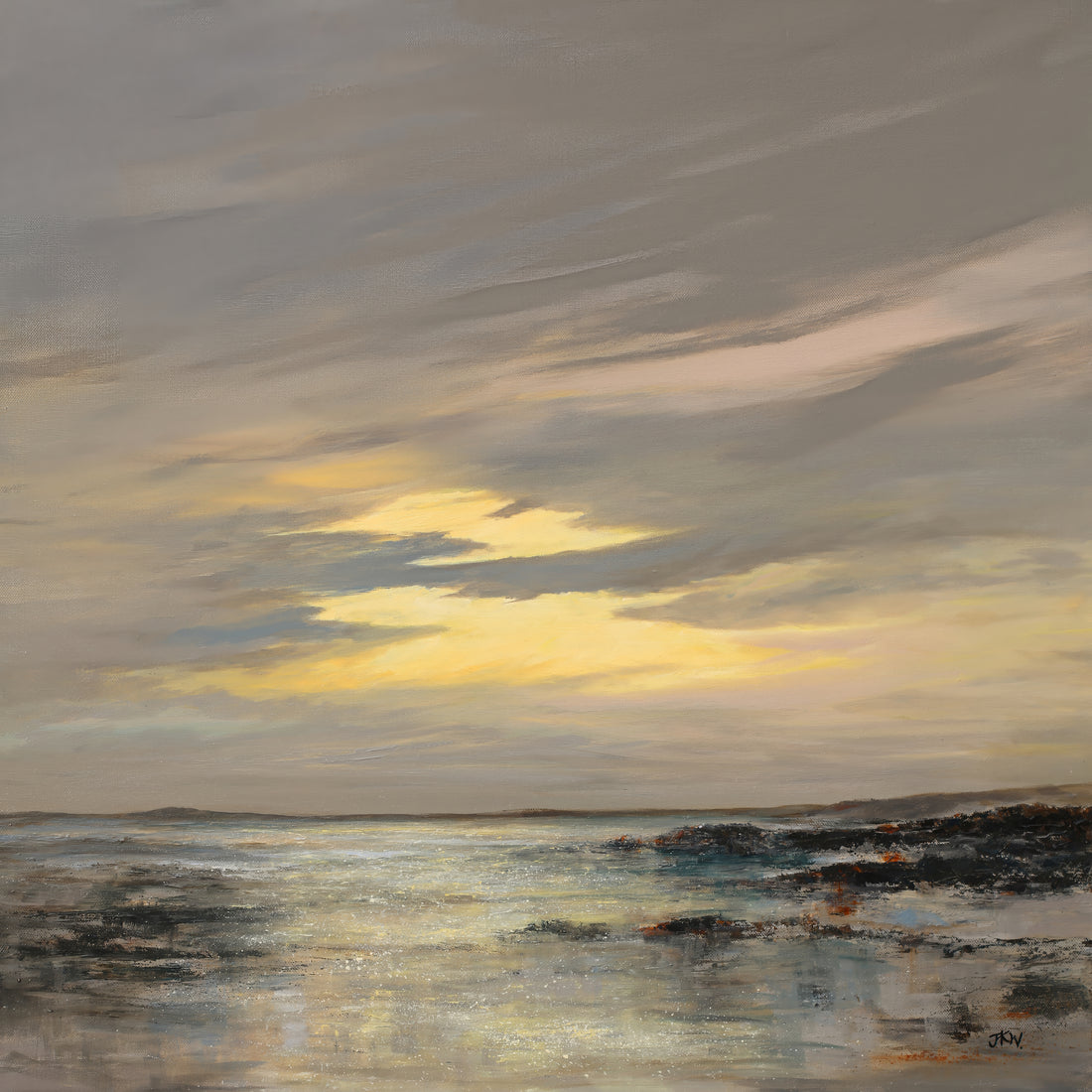 Dusk Shoreline | Canvas Print