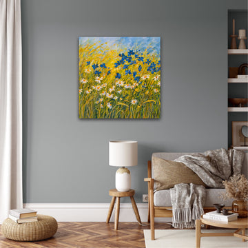Wild Meadow Flowers | Canvas Print