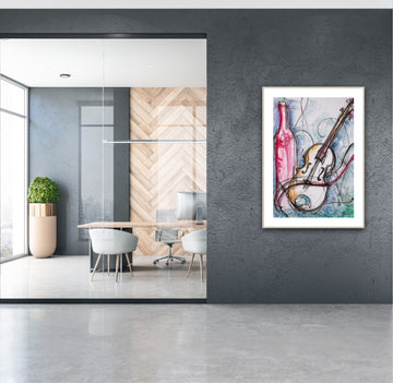 Melody in Red | Paper Print