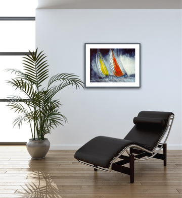 Two Sails | Paper Print