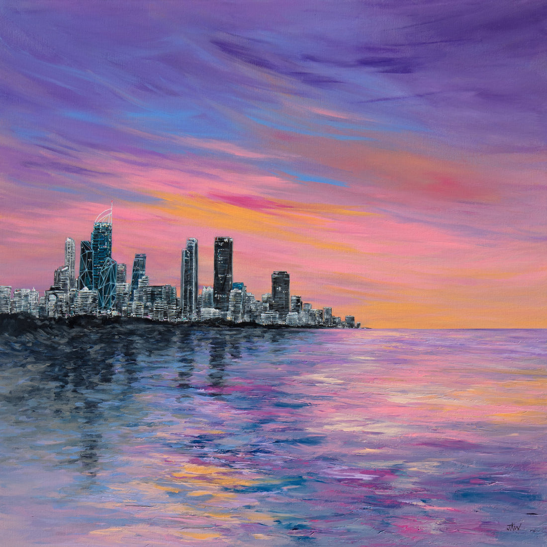 Sunset Surfers Paradise | Paper Print